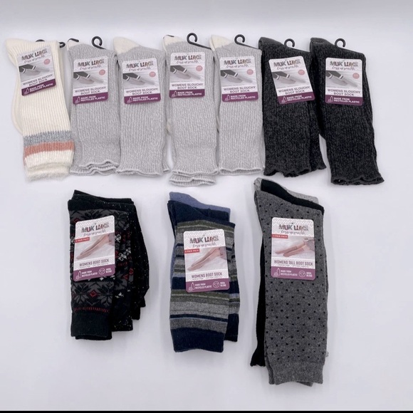 Muk Luks Women’s Boot Socks - Tall, Crew, Slouchy Variety...